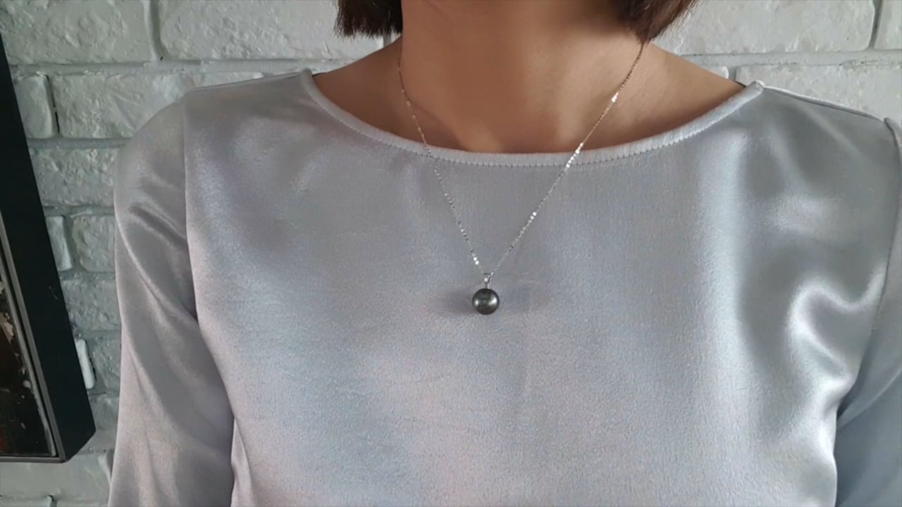 Pendentif Saimon - Or Jaune & Perle de Tahiti 11/12mm, GEMME I Gemperles