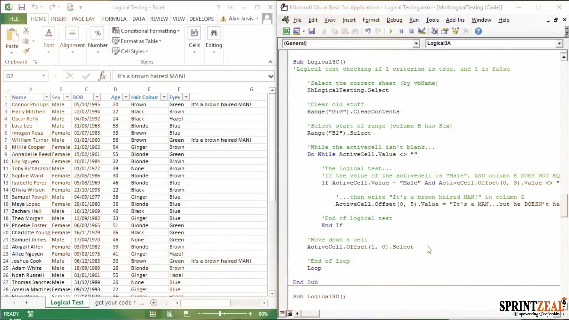 excel c20 v8 on Vimeo