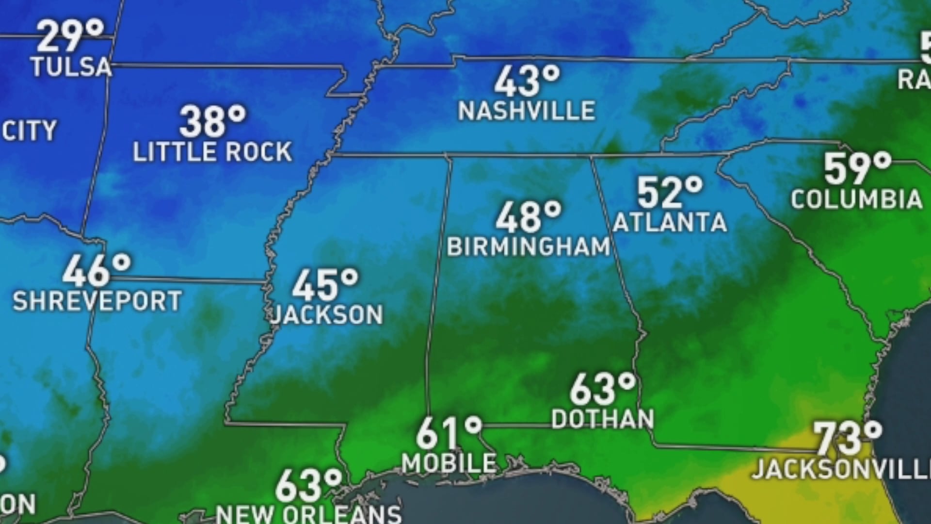 James Spann has the Alabama forecast to start the work week on Vimeo