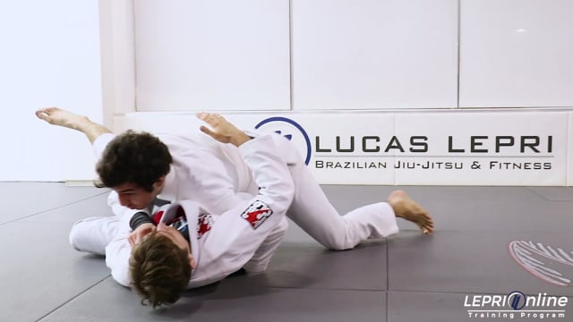 Worm Guard Defense Pass to Side Control