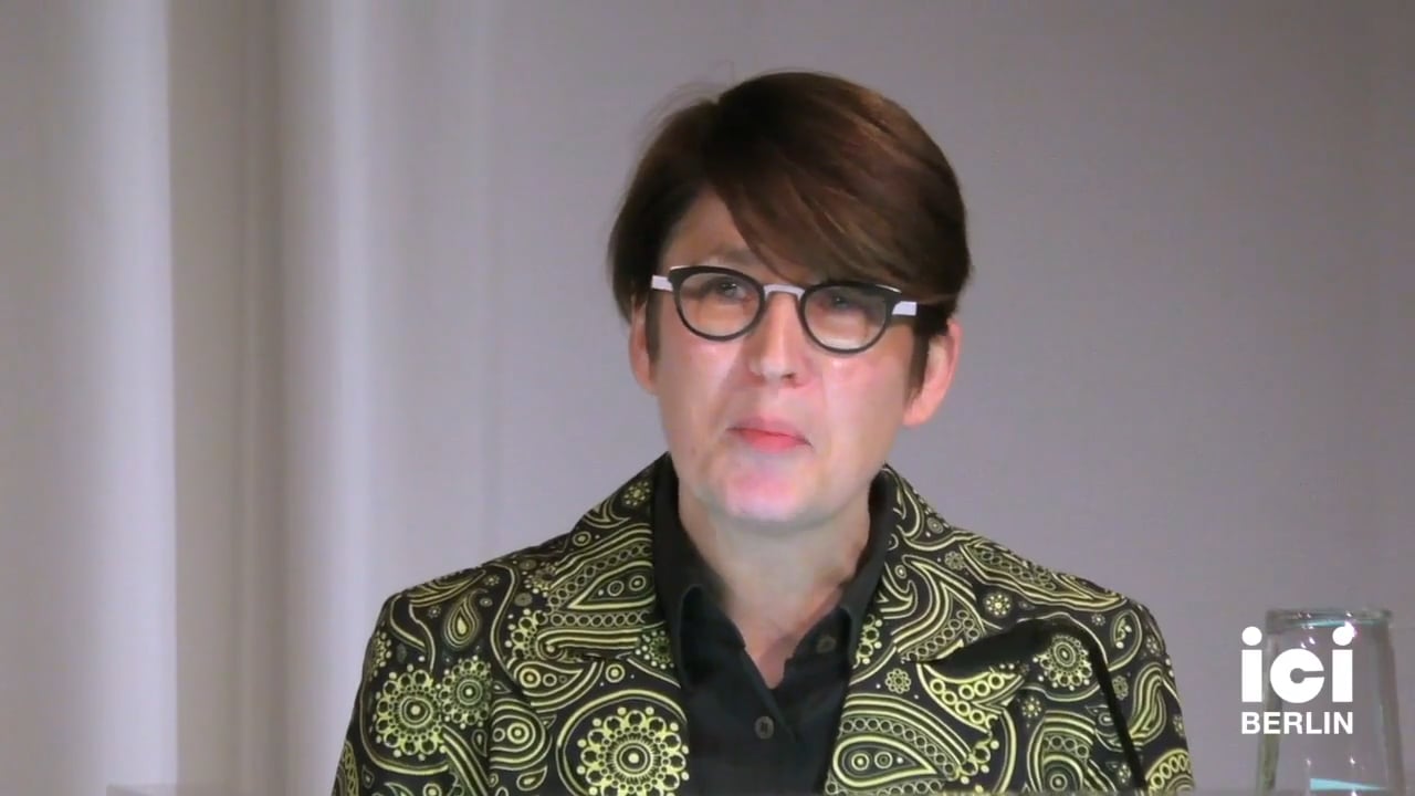 Rosalind Morris ICI Berlin