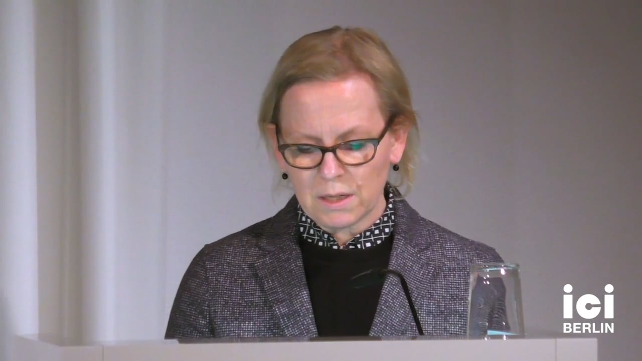 Rosalind Morris ICI Berlin