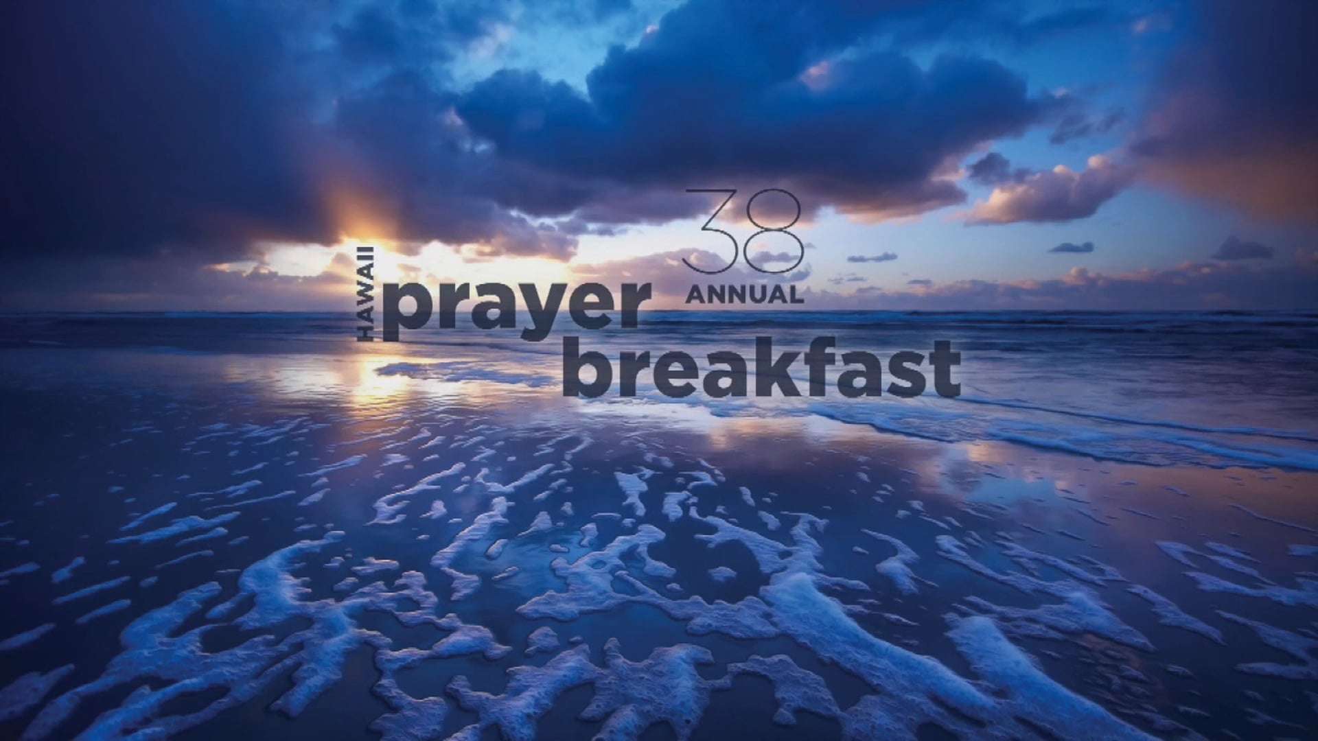 Hawaii 38th Annual Prayer Breakfast 2017 - Dr. Michael Lindsay - Keynote Speaker