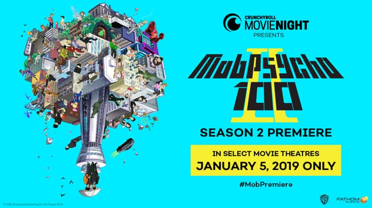 Crunchyroll Movie Night: Mob Psycho 100 II Theatrical Premiere on Vimeo