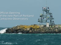 Official opening of the new Port of Portland Corkscrew Observatory