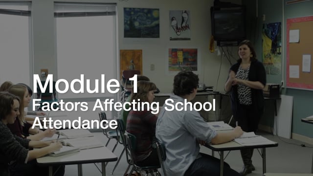 Module 01: Factors Affecting School Attendance - Video Thumbnail