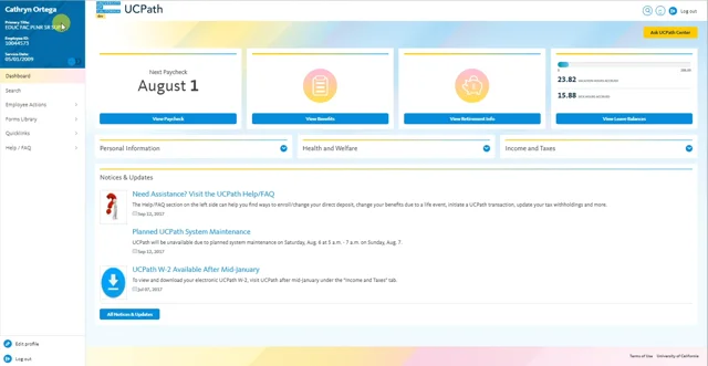 Updating your Name in UCPath and Other Online Systems