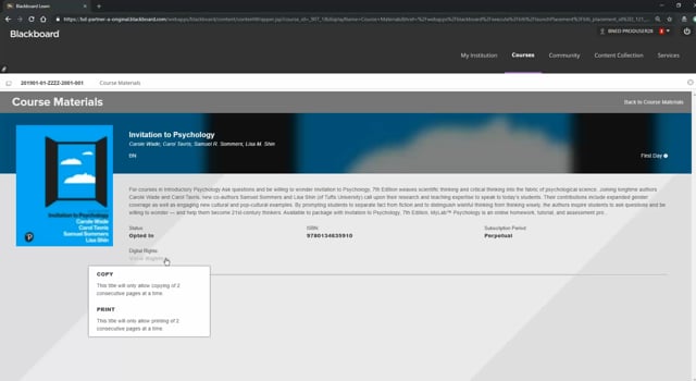 Accessing Your First Day™ eTextbook in Blackboard on Vimeo