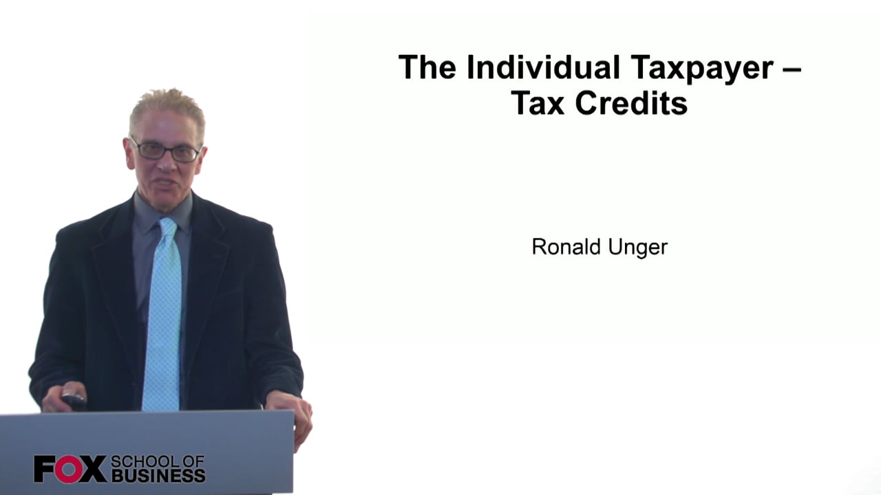 The Individual Taxpayer – Tax Credits