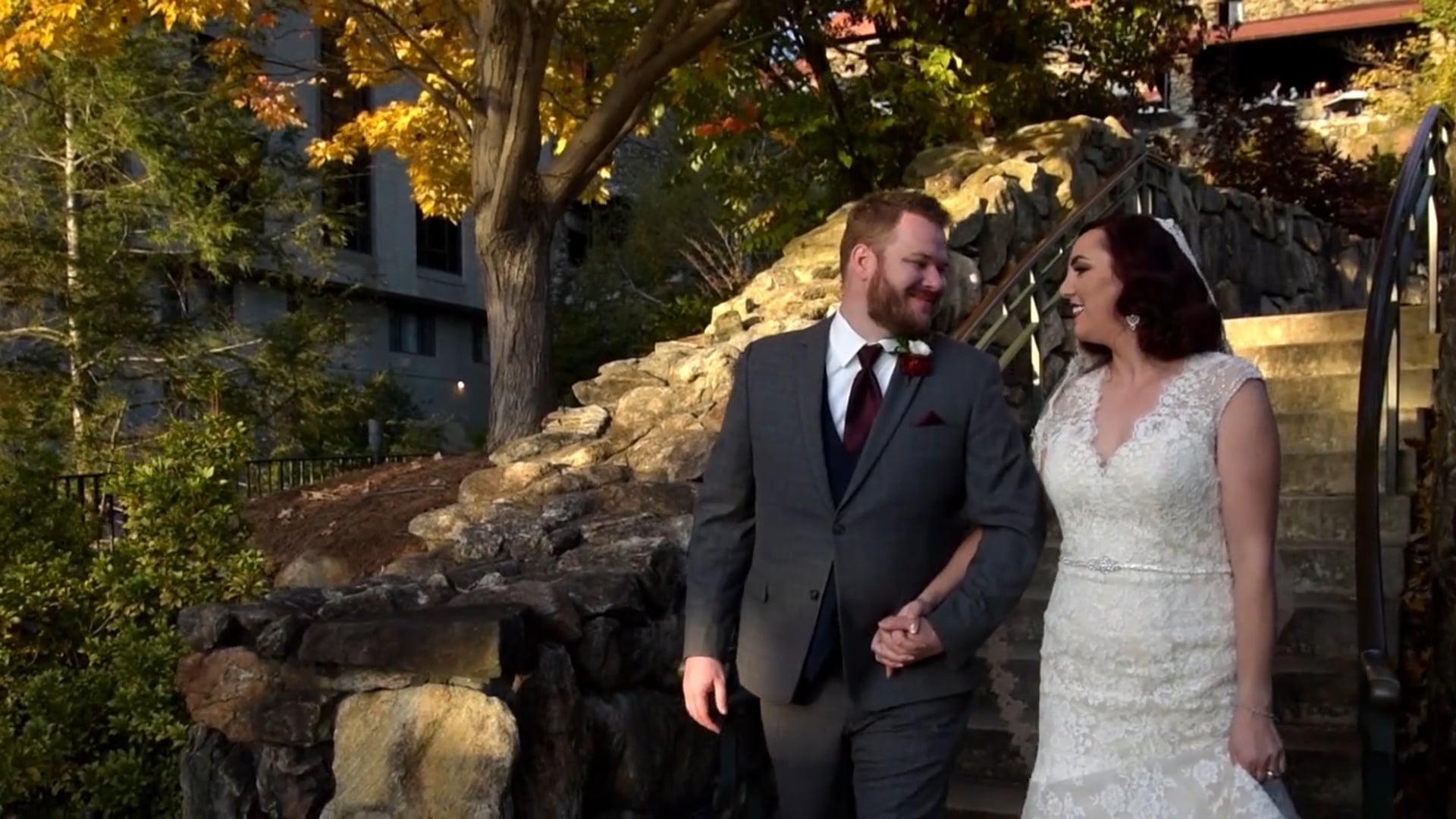 Dana + Brent | Grove Park Inn Wedding | Asheville NC |  Beautiful Life Films & Photography