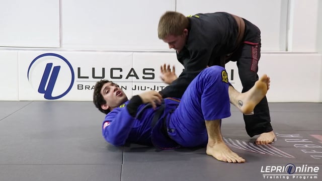 Open Guard to De La Riva Sweep to Mount