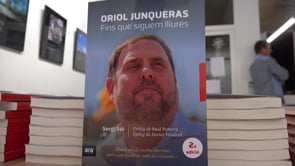 Es presenta a l'Escala  'Oriol Junqueras, fins que siguem lliures'