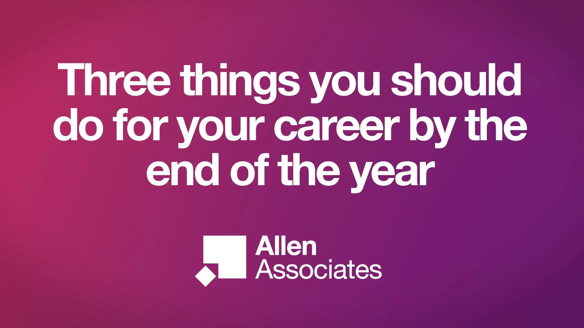 three-things-you-should-do-for-your-career-by-the-end-of-the-year-on-vimeo