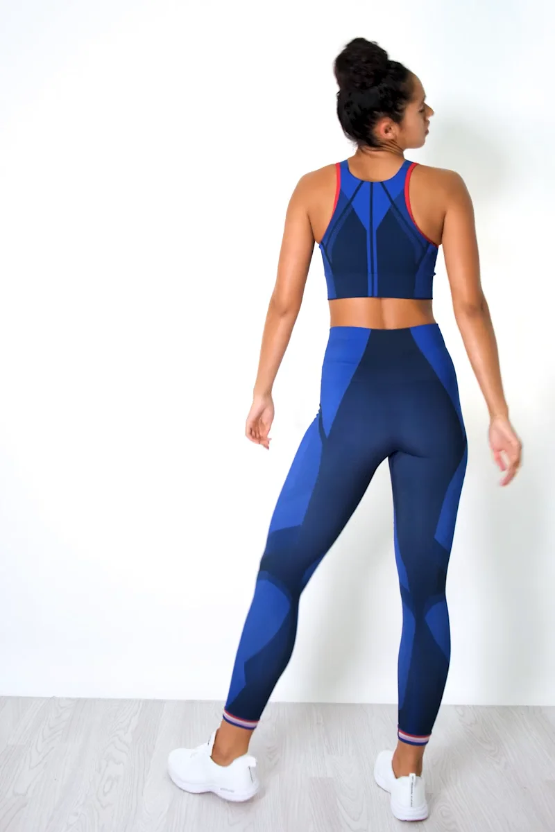 LNDR All Seasons Legging Blue petrol LEGGINGS