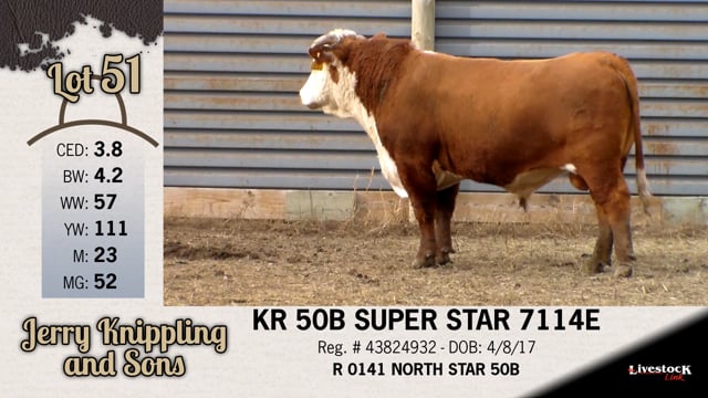 Lot #51 - KR 50B SUPER STAR 7114E