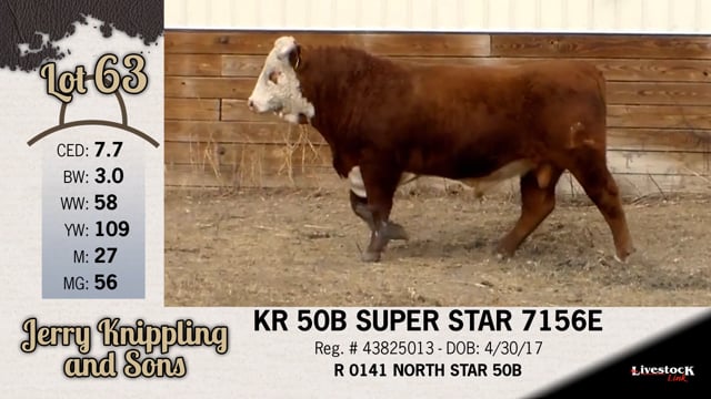 Lot #63 - KR 50B SUPER STAR 7156E