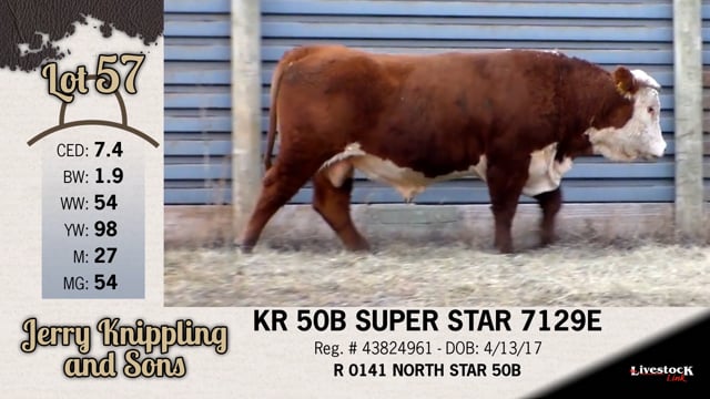Lot #57 - KR 50B SUPER STAR 7129E
