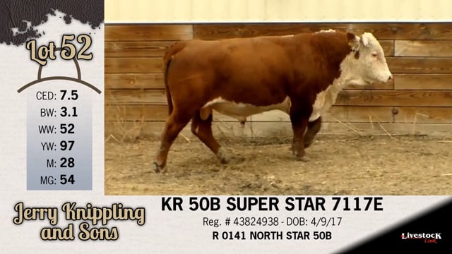 Lot #52 - KR 50B SUPER STAR 7117E