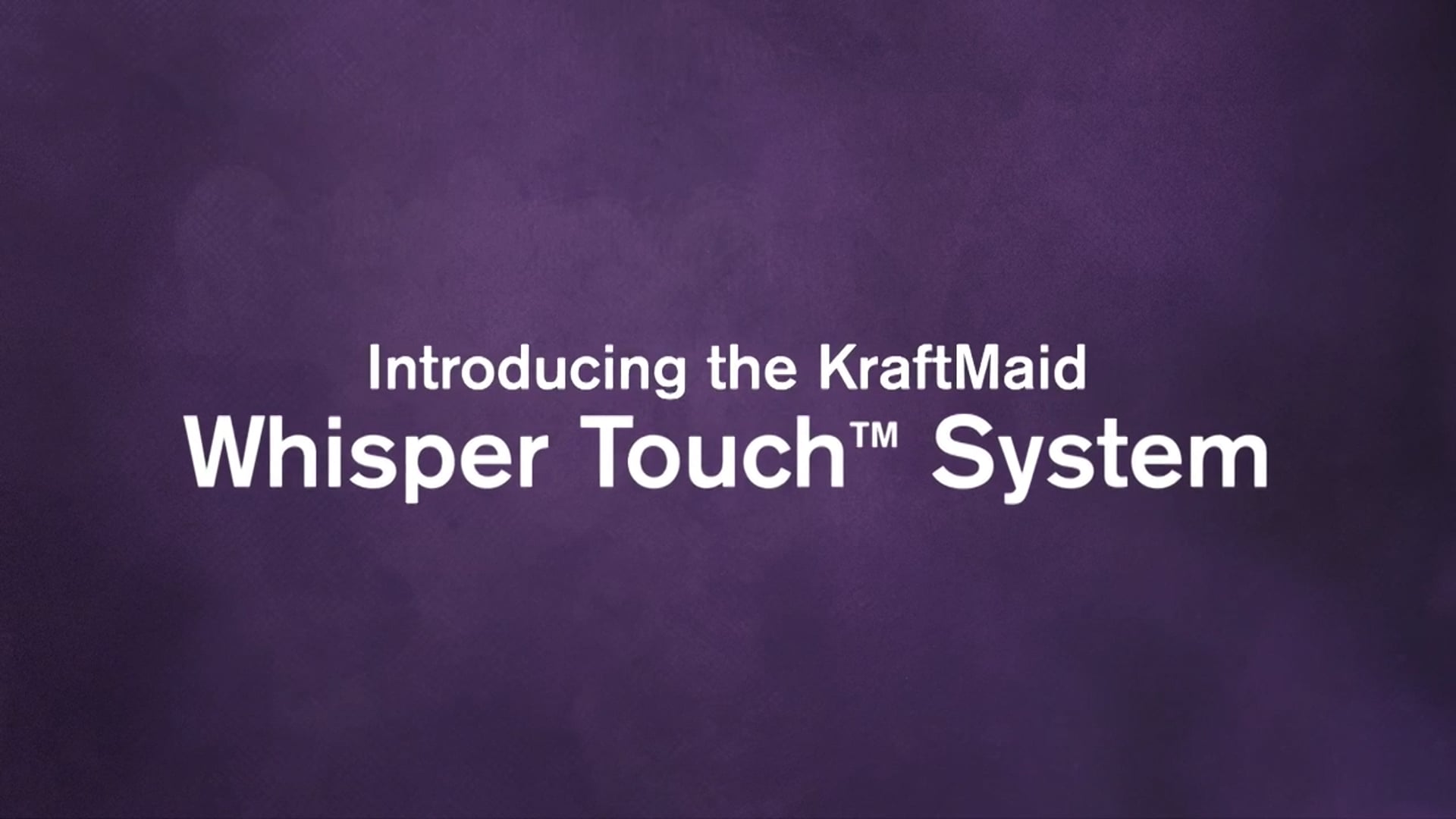 KraftMaid WhisperTouch Hinge