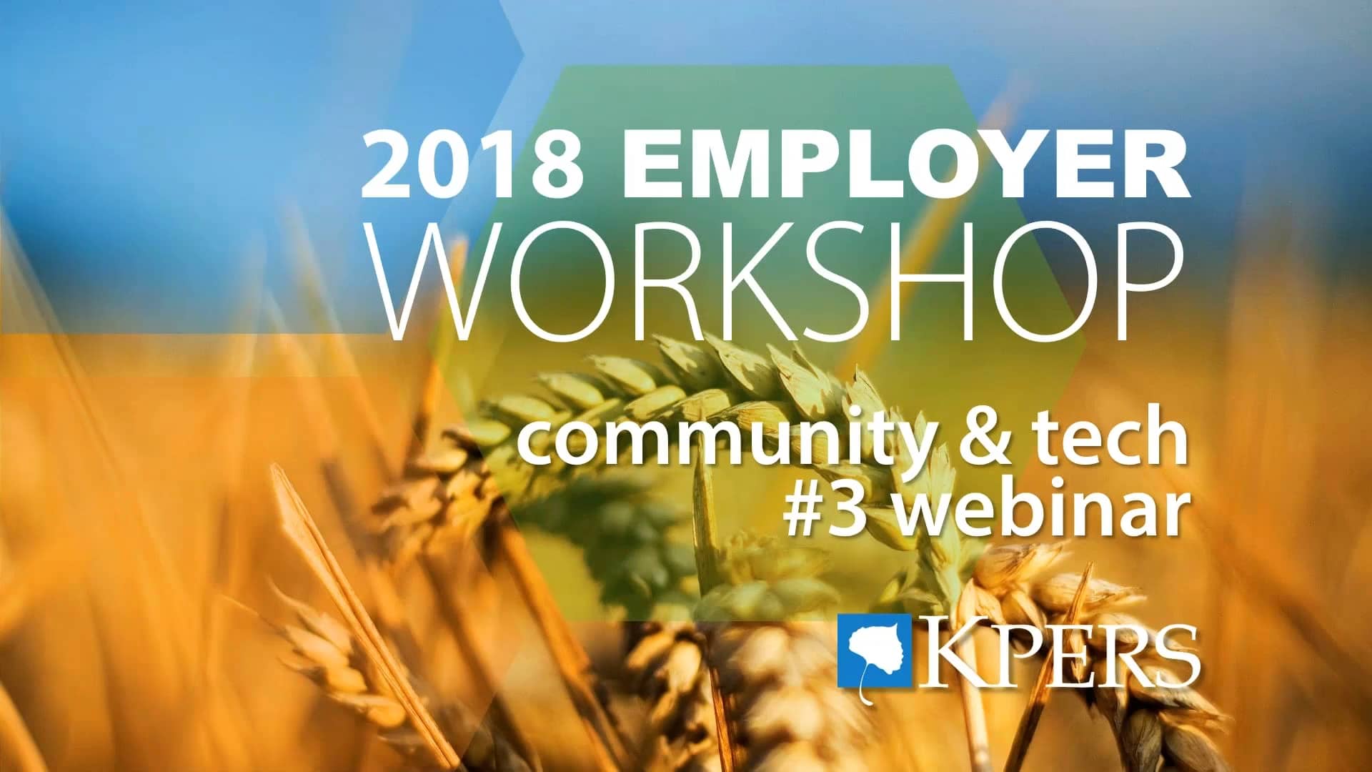 2018 KPERS Employer inar 3 of 3 for Community College and