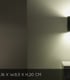 Video Ovalis Modern Up Down Wall Light - 2xE14 - Black