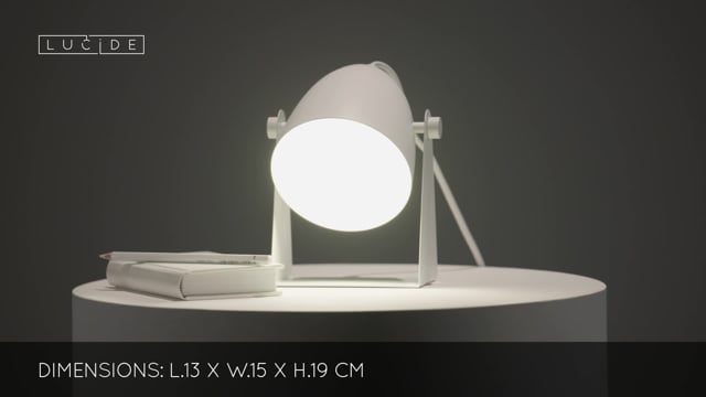 Настільна лампа Lucide CHAGO 45564/01/31