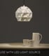 Video Malunga Modern Pendant Light - Ø 25cm - 1xE27 - White