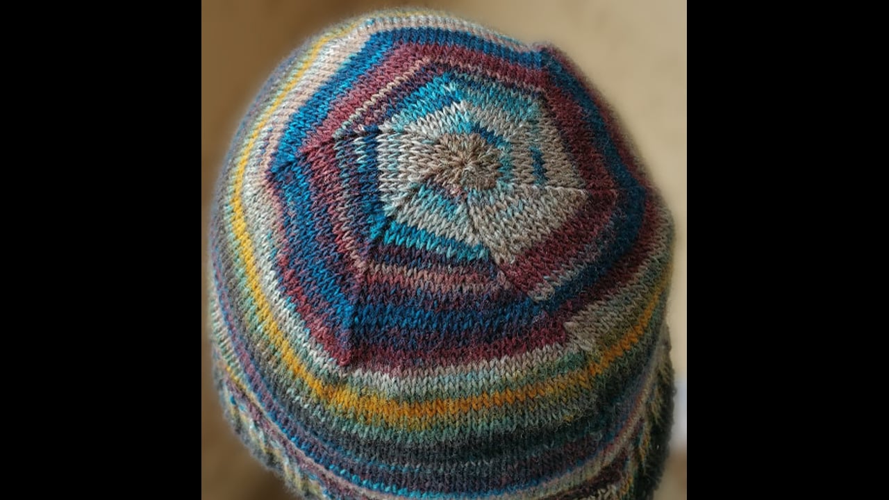 Shaped Crown Hat on the Machine Machine Knitting Tutorial