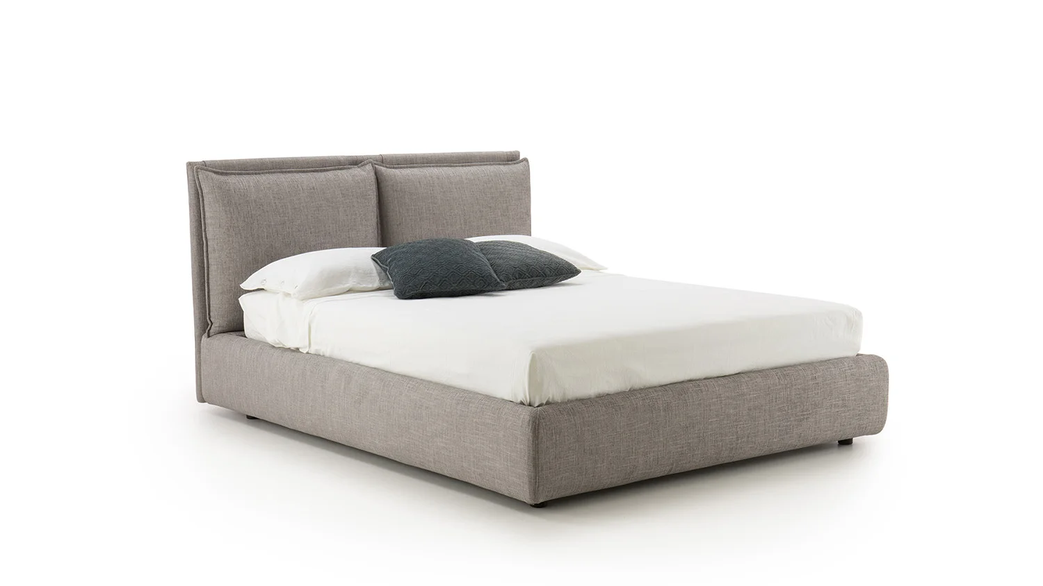 Letto imbottito con testiera reclinabile Blend