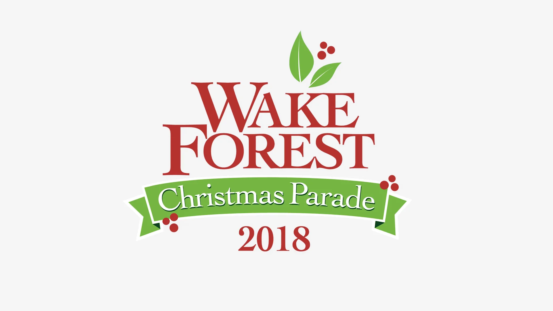 2018 Wake Forest Christmas Parade