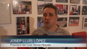 Josep Lluís López es converteix en el tercer president del Club Tennis l'Escala