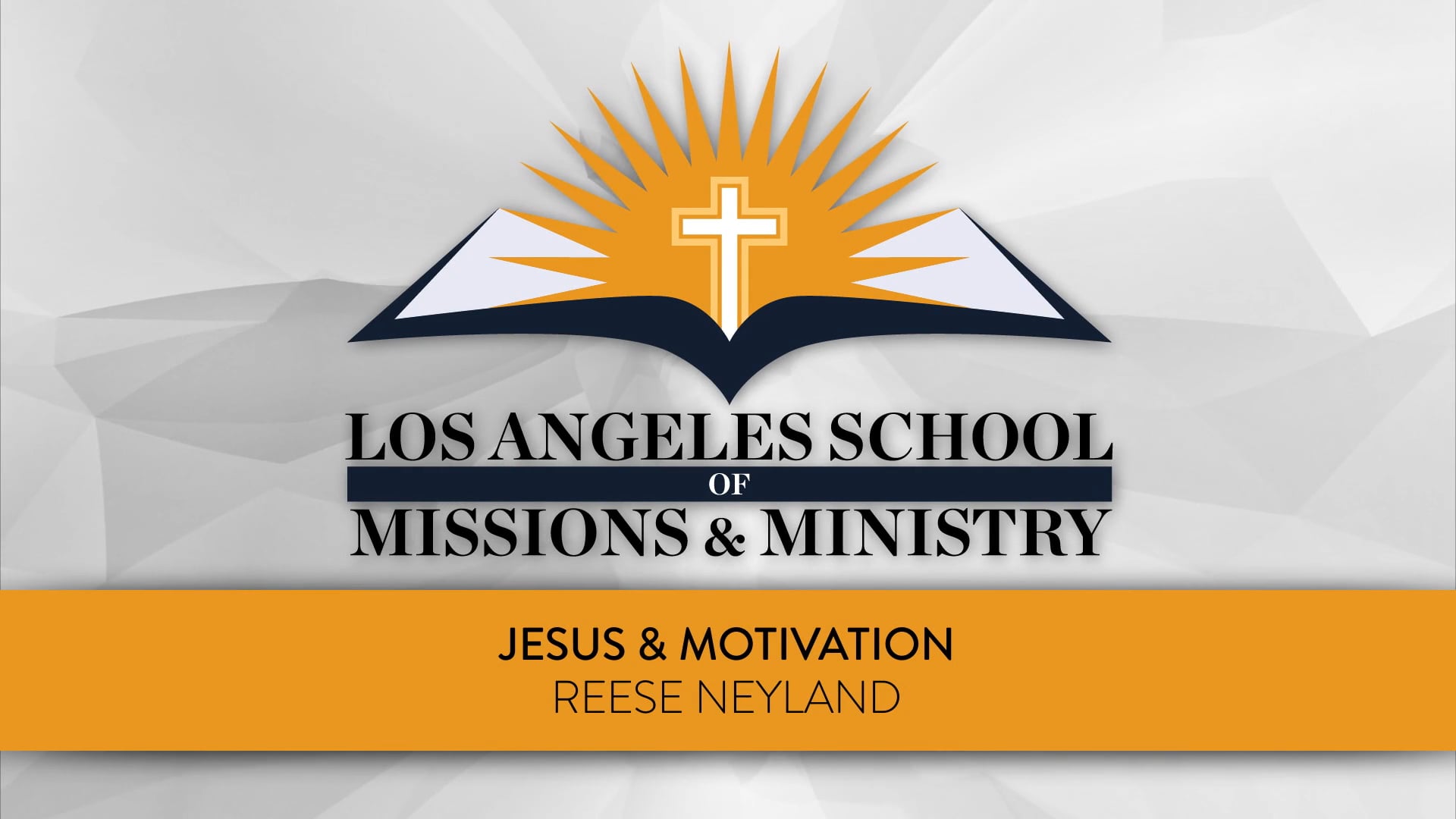 LASMM504 Church History I Reese Neyland on Vimeo