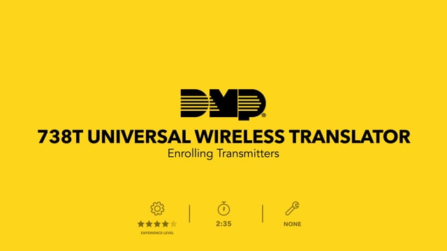 How to Enroll Transmitters on a 738T Universal Wireless Translator