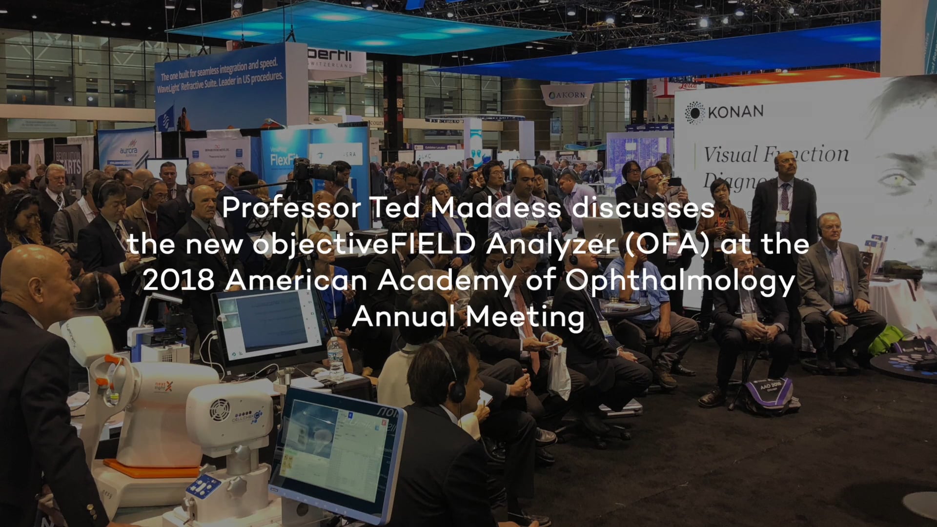 Ted Maddess, PhD, discusses the objectiveFIELD Analyzer at AAO Chicago