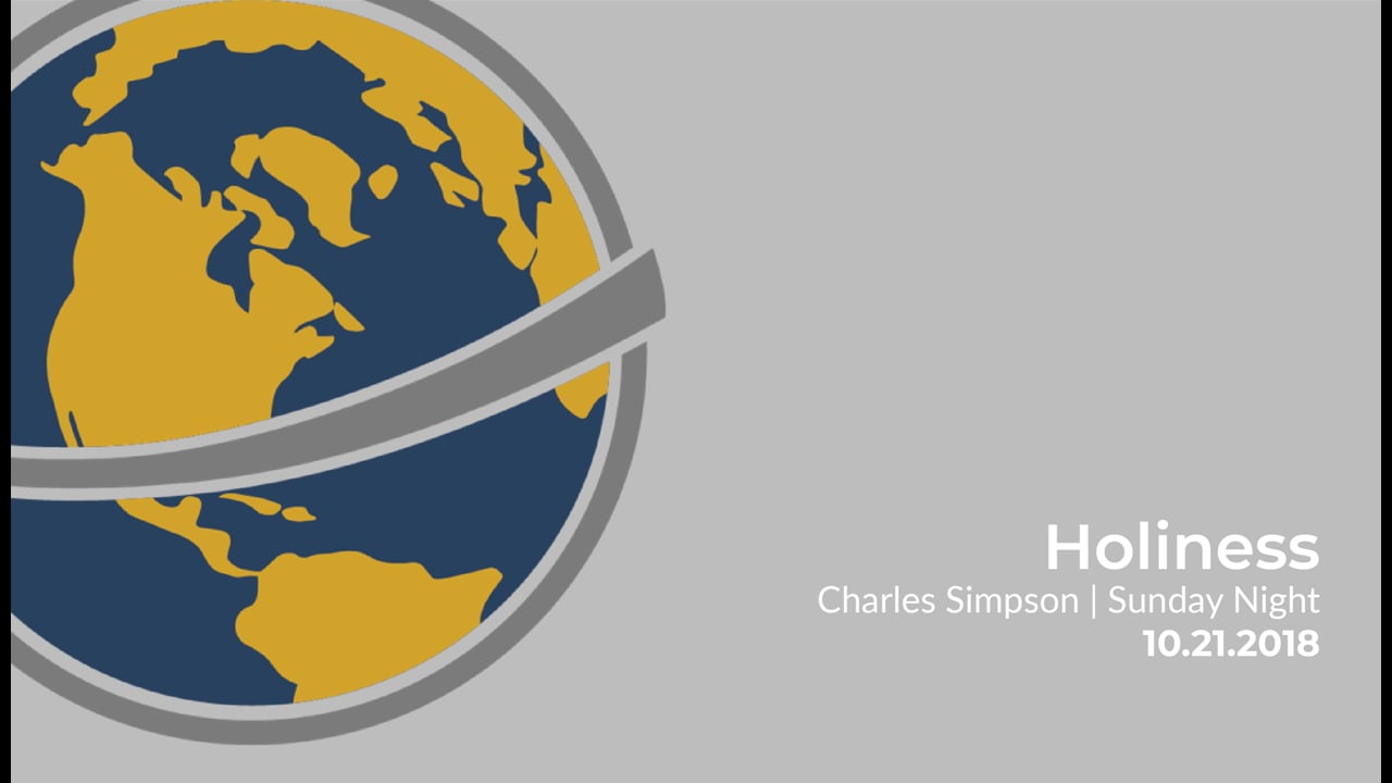 Holiness | Charles Simpson | October 21, 2018