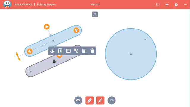 Edit shape connectors