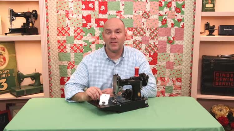 Singer Featherweight 221 222 Video Tutorial - Thread Cutter on Vimeo