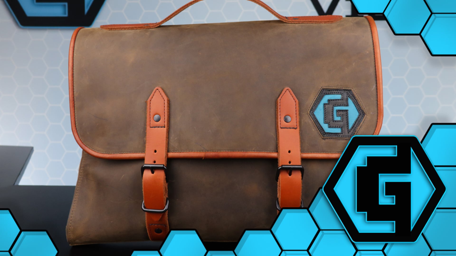 The Geekery View - Leather Briefcase