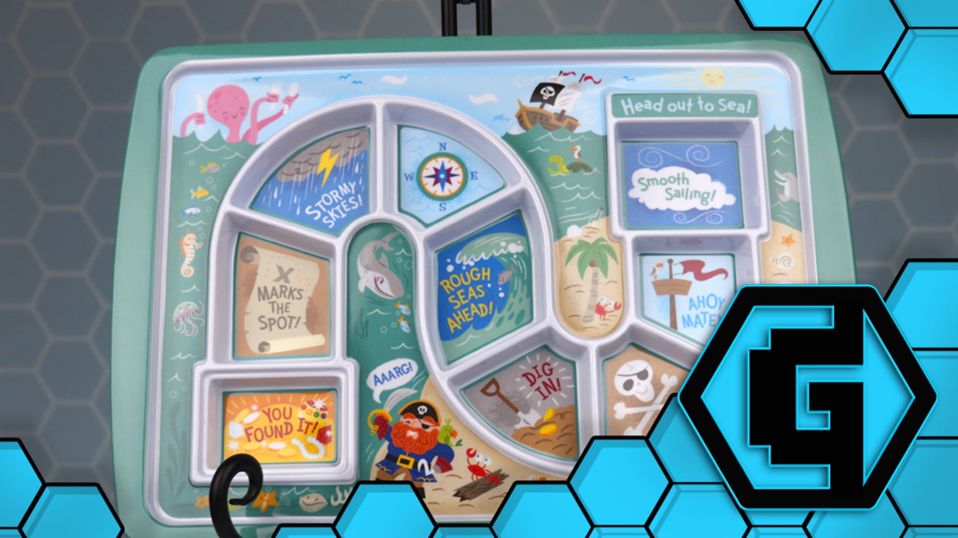 The Geekery View - Pirate Dinner Winner Tray