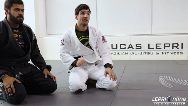 Knee Cut Pass Defense to Half Lasso and Spider Guard to De La Riva Sweep