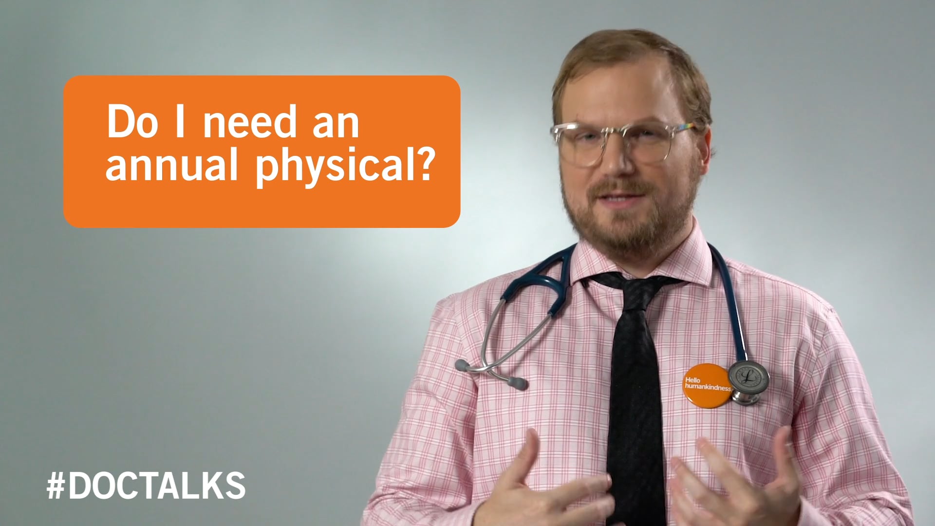 DOCTALKS | Dr. Swales "Annual Physical" On Vimeo