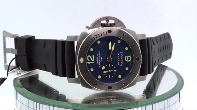 Panerai Luminor Submersible GMT PAM719 Pole 2 Pole Edition Montre R plique Suisse Miroir 1 1