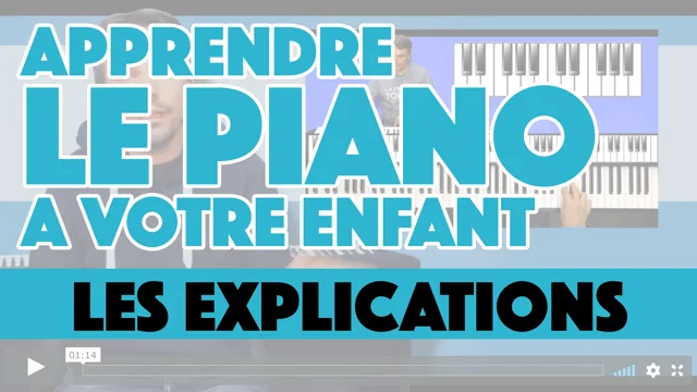 Piano pour enfant (6-12 ans) - Apprendre à jouer du piano pour les enfants