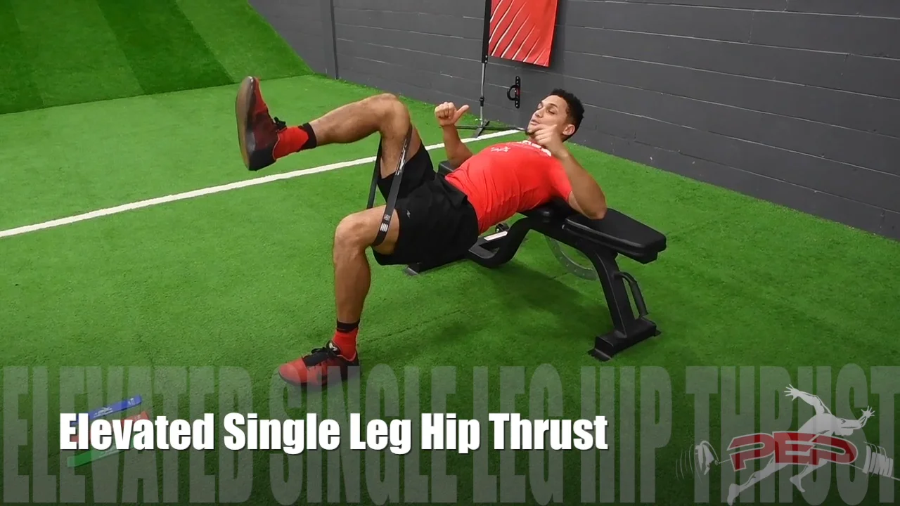 single leg hip thrust