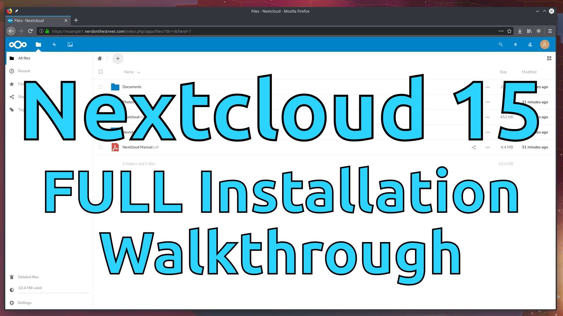 Installing Nextcloud 15 on Ubuntu 18.04