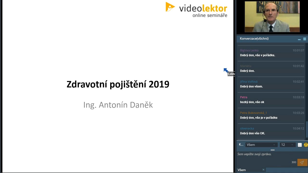Zdravotní pojištění 2019