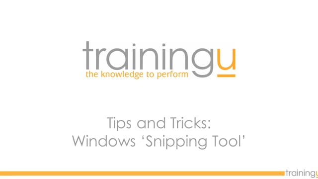 Windows 10 Tip – Snipping Tool