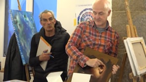 Javier Arizabalo és el primer pintor convidat a l'Escala d'Art