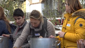 Xocolatada per la Marató a l'Escola Empúries