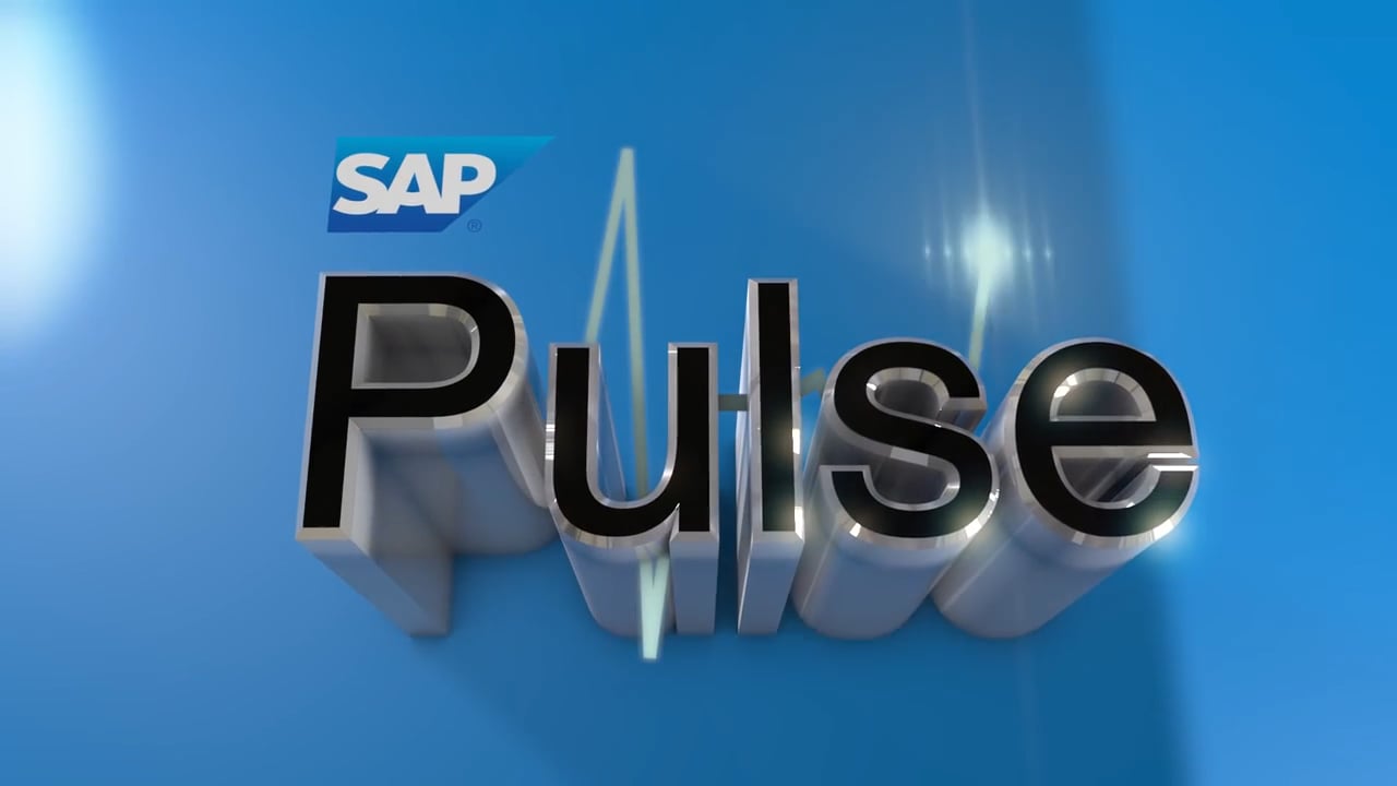 SAP'S THE PULSE- Principle DOP for interviews and b-roll 2017